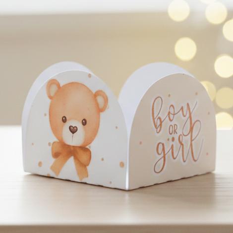 Forminhas de Doces Personalizadas - Chá Revelação Neutro