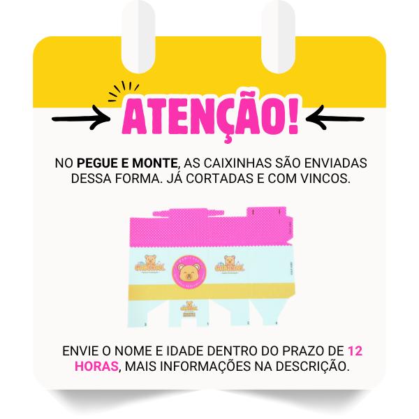 20 Caixinhas Personalizadas Arca de Noé Aquarela | Kit Festa | P