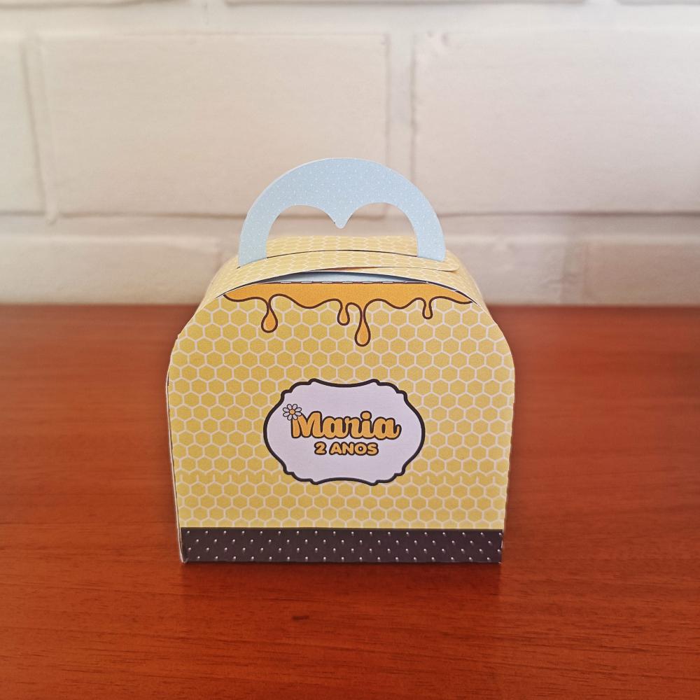 Caixa Maletinha Personalizada - Abelhinha