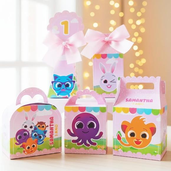 Kit 40 Caixinhas Personalizadas - Bolofofos