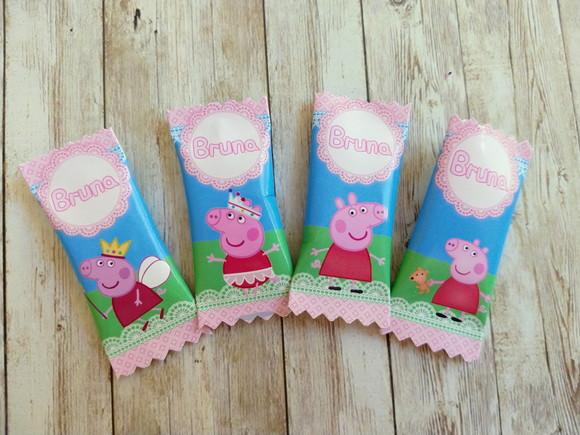100 Balas Personalizadas - Porquinha