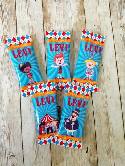 100 Balas Personalizadas - Circo do Bita