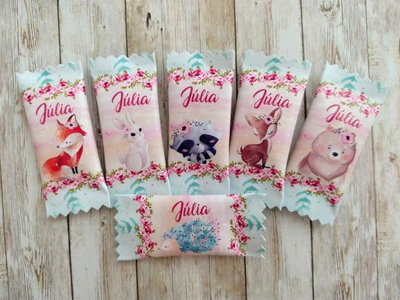 100 Balas Personalizadas - Bosque