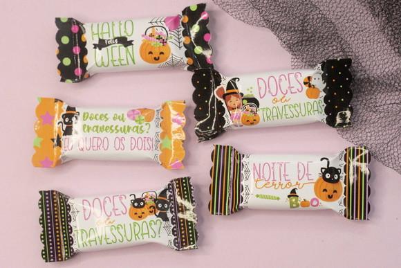 100 Balas Personalizadas - Halloween