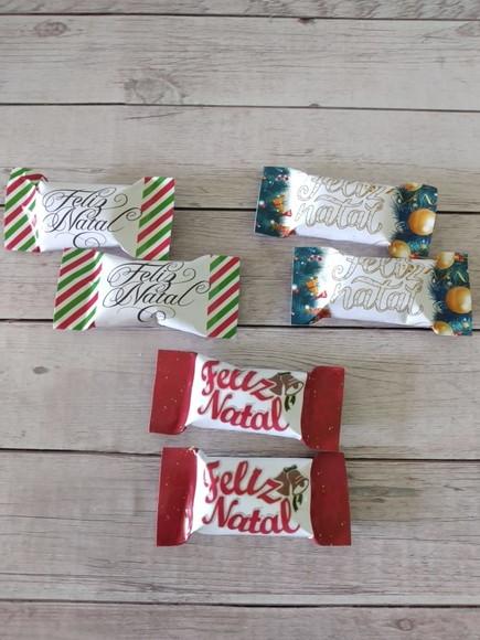 100 Balas Personalizadas - Natal