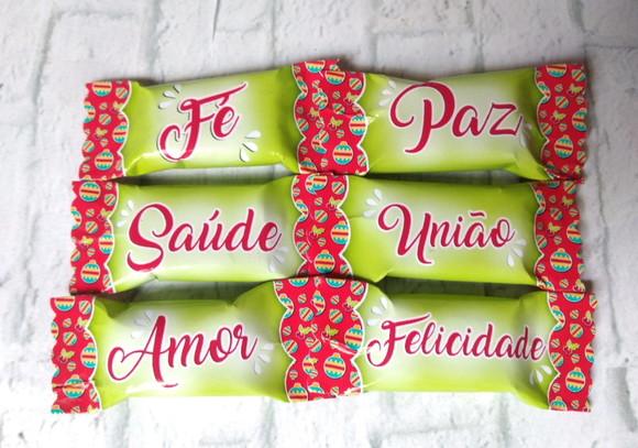 100 Balas Personalizadas - Natal