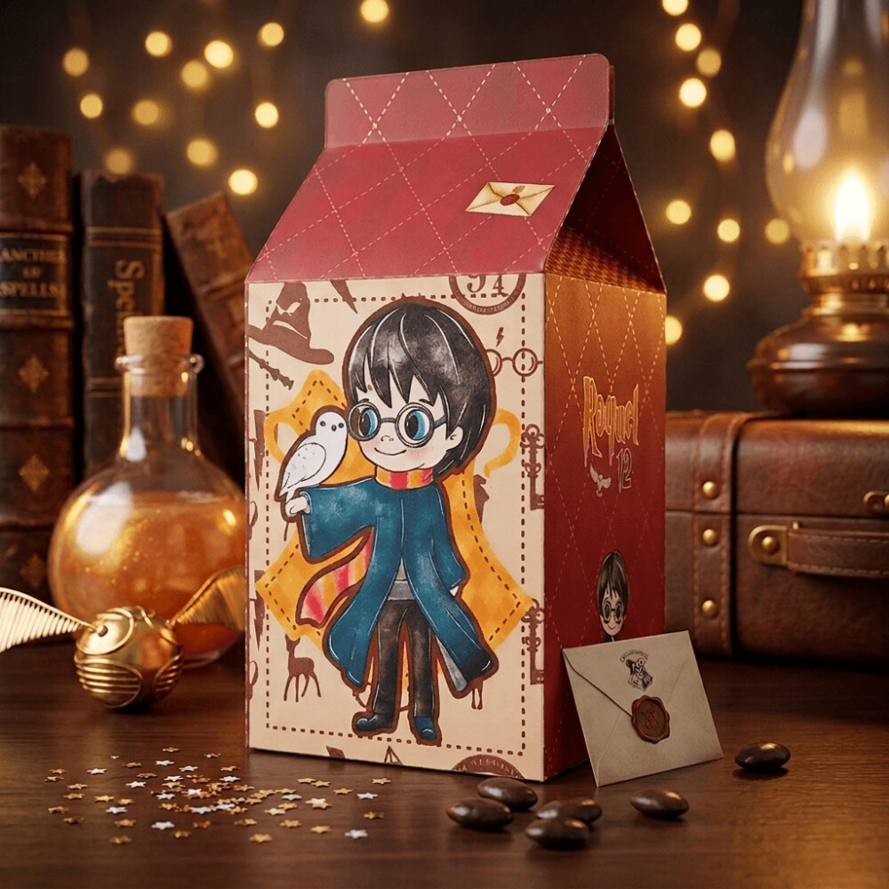 Caixinha Milk Personalizada - Harry Potter