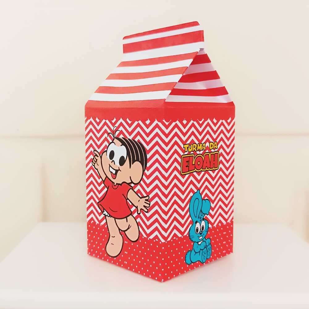 Caixinha Milk Personalizada - Mônica