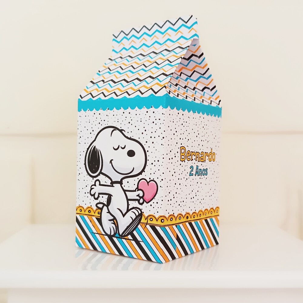 Caixinha Milk Personalizada - Snoopy