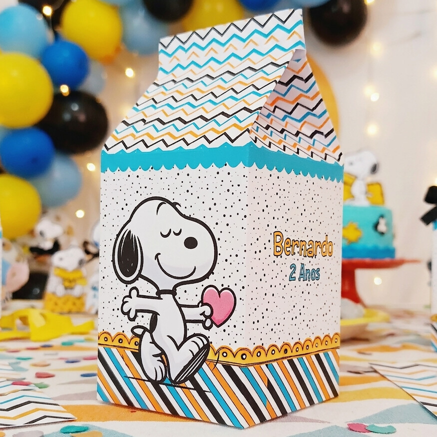 Caixinha Milk Personalizada - Snoopy