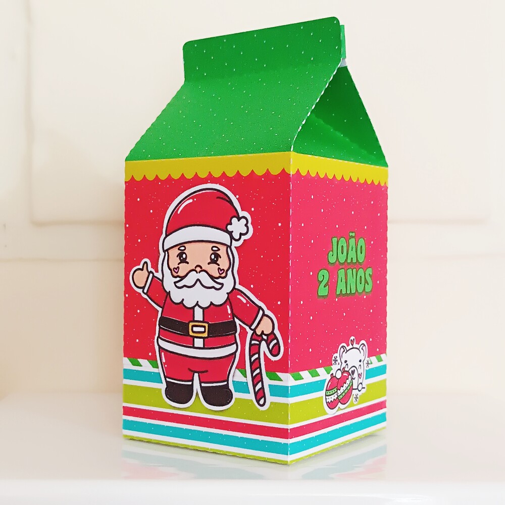 Caixinha Milk Personalizada - Natal