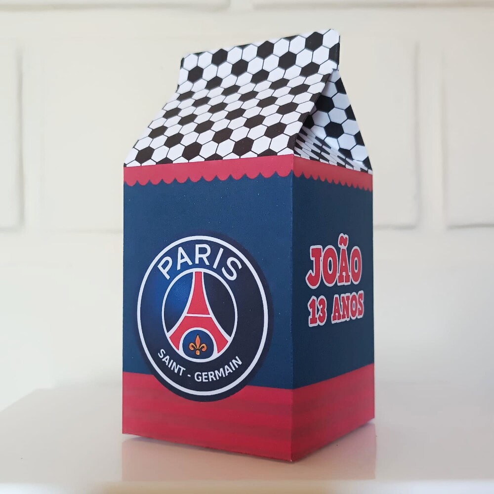Caixinha Milk Personalizada - Paris Saint German PSG