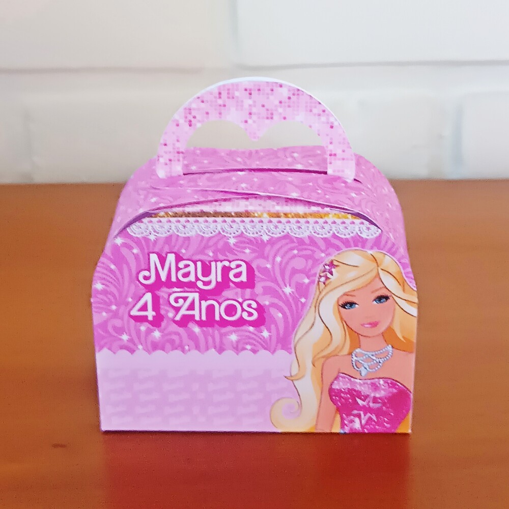 Kit Festa Caixinhas Personalizadas - Barbie Princesa