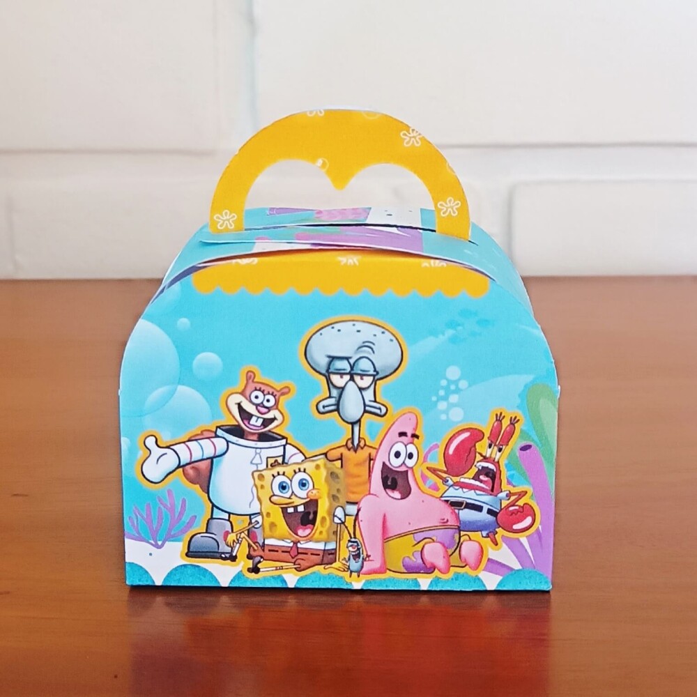 Kit Festa Caixinhas Personalizadas - Bob Esponja