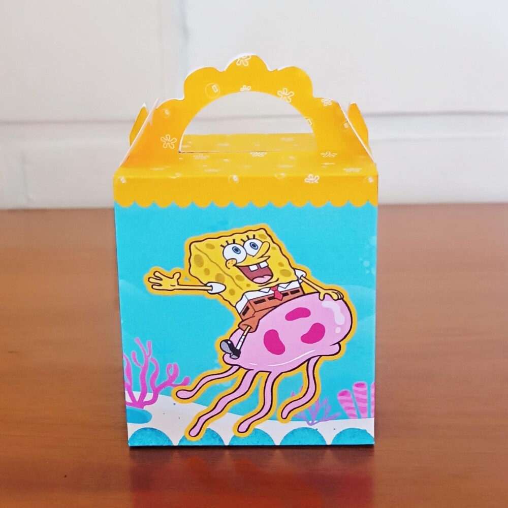 Kit Festa Caixinhas Personalizadas - Bob Esponja