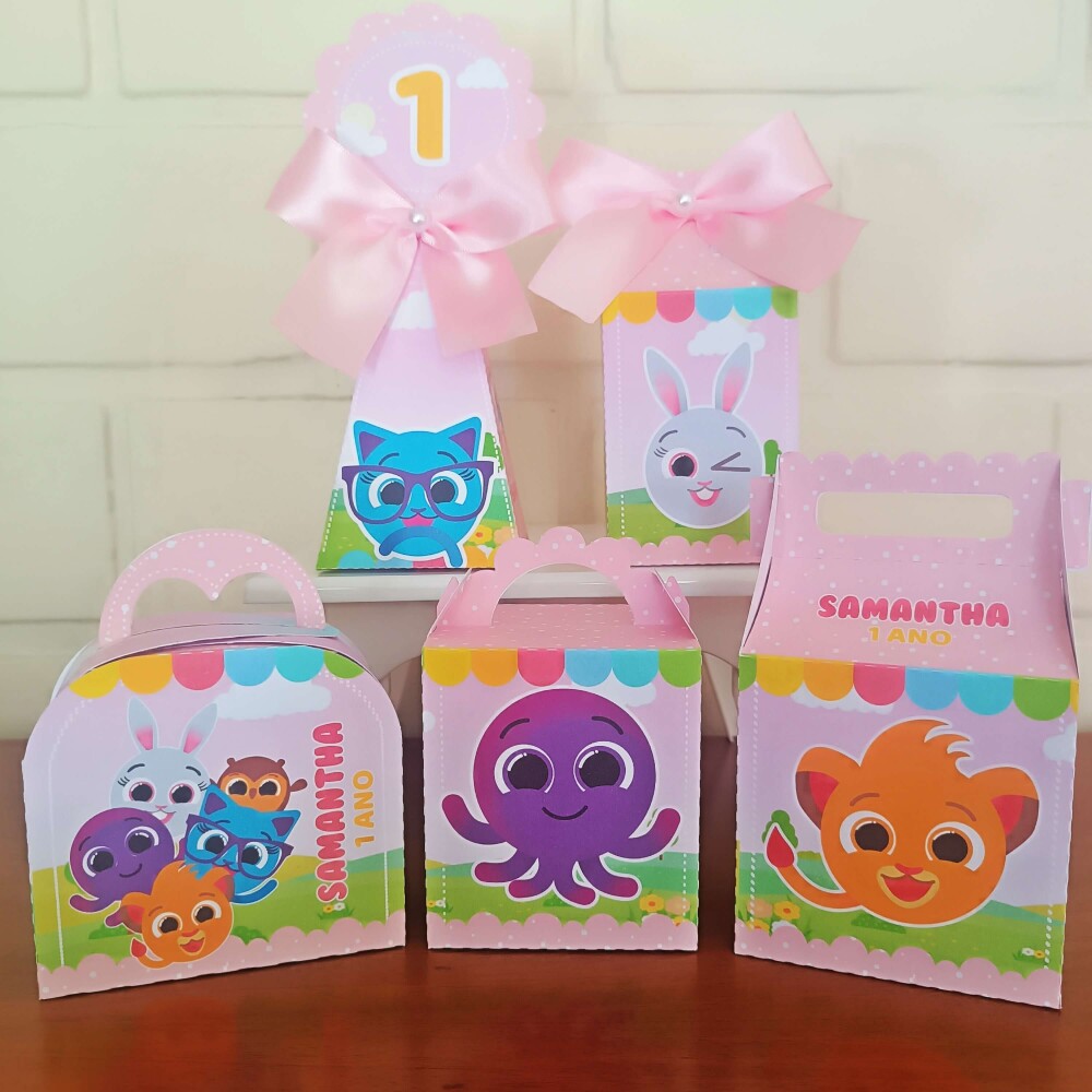 Kit Festa Caixinhas Personalizadas - Bolofofos