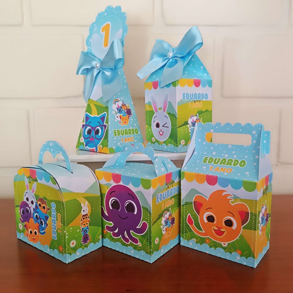 Kit Festa Caixinhas Personalizadas - Bolofofos