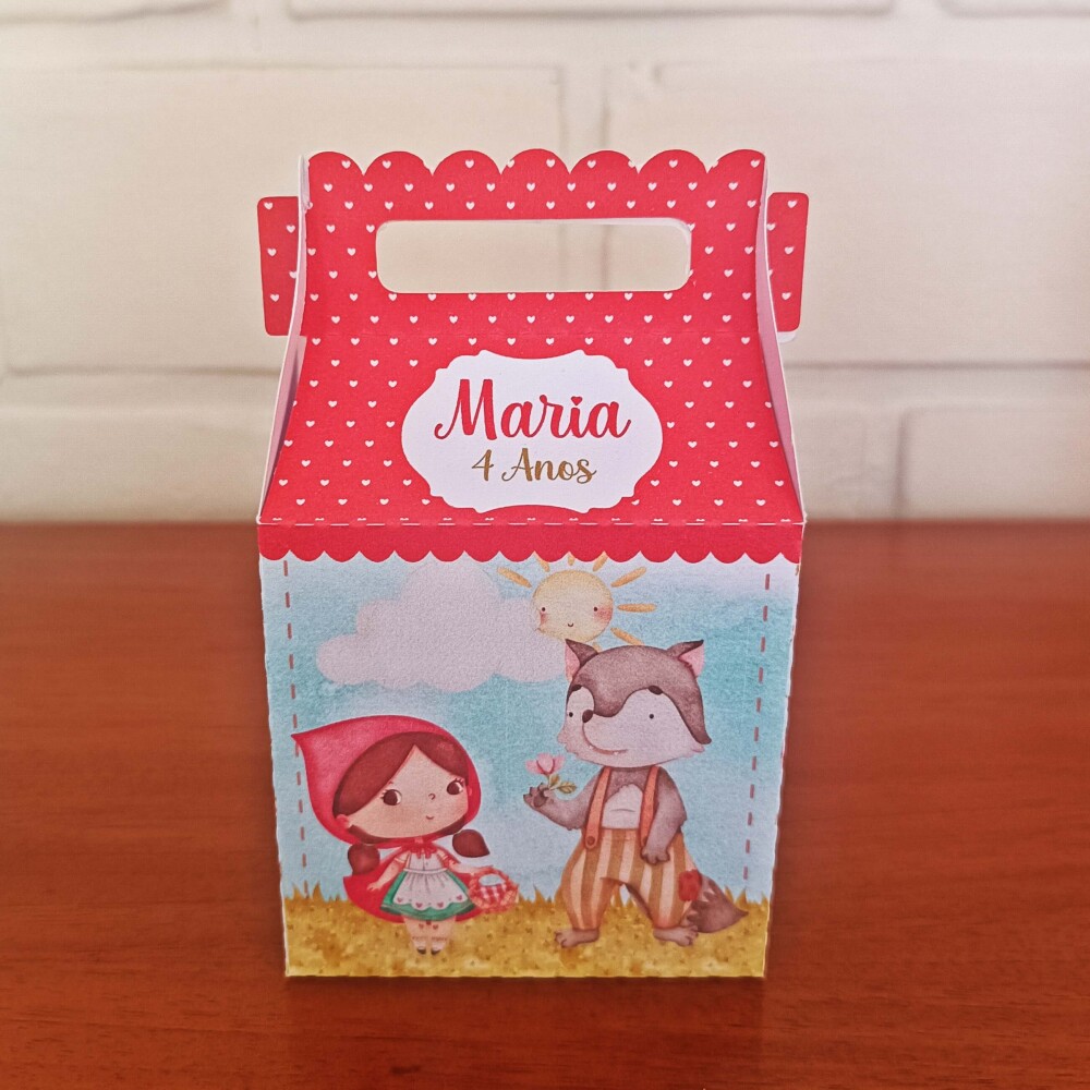 Kit Festa Caixinhas Personalizadas - Chapeuzinho Vermelho