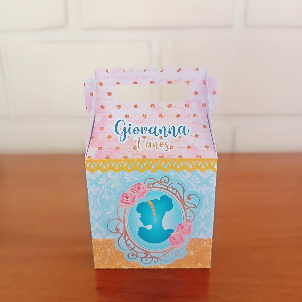 Kit Festa Caixinhas Personalizadas - Cinderela