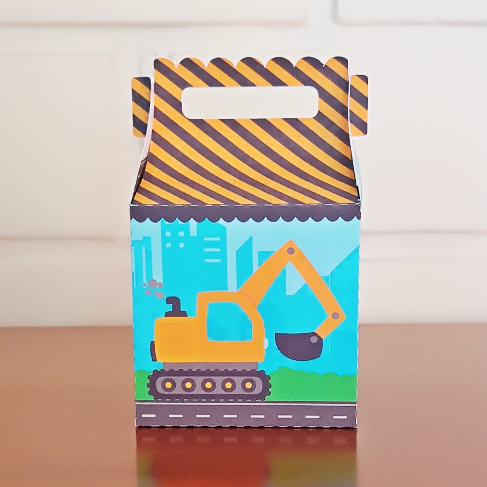 Kit Festa Caixinhas Personalizadas - Construção Construtor