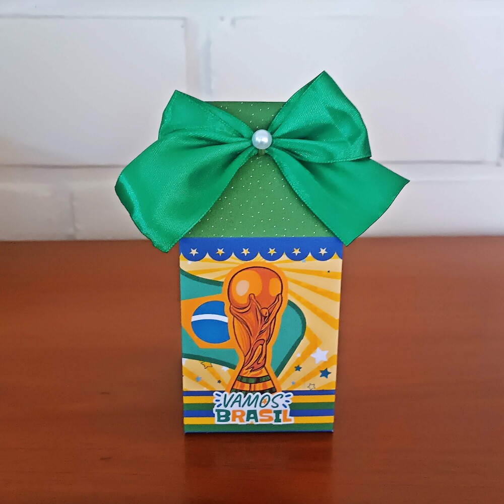 Kit Festa Caixinhas Personalizadas - Copa do Mundo Brasil Hexa