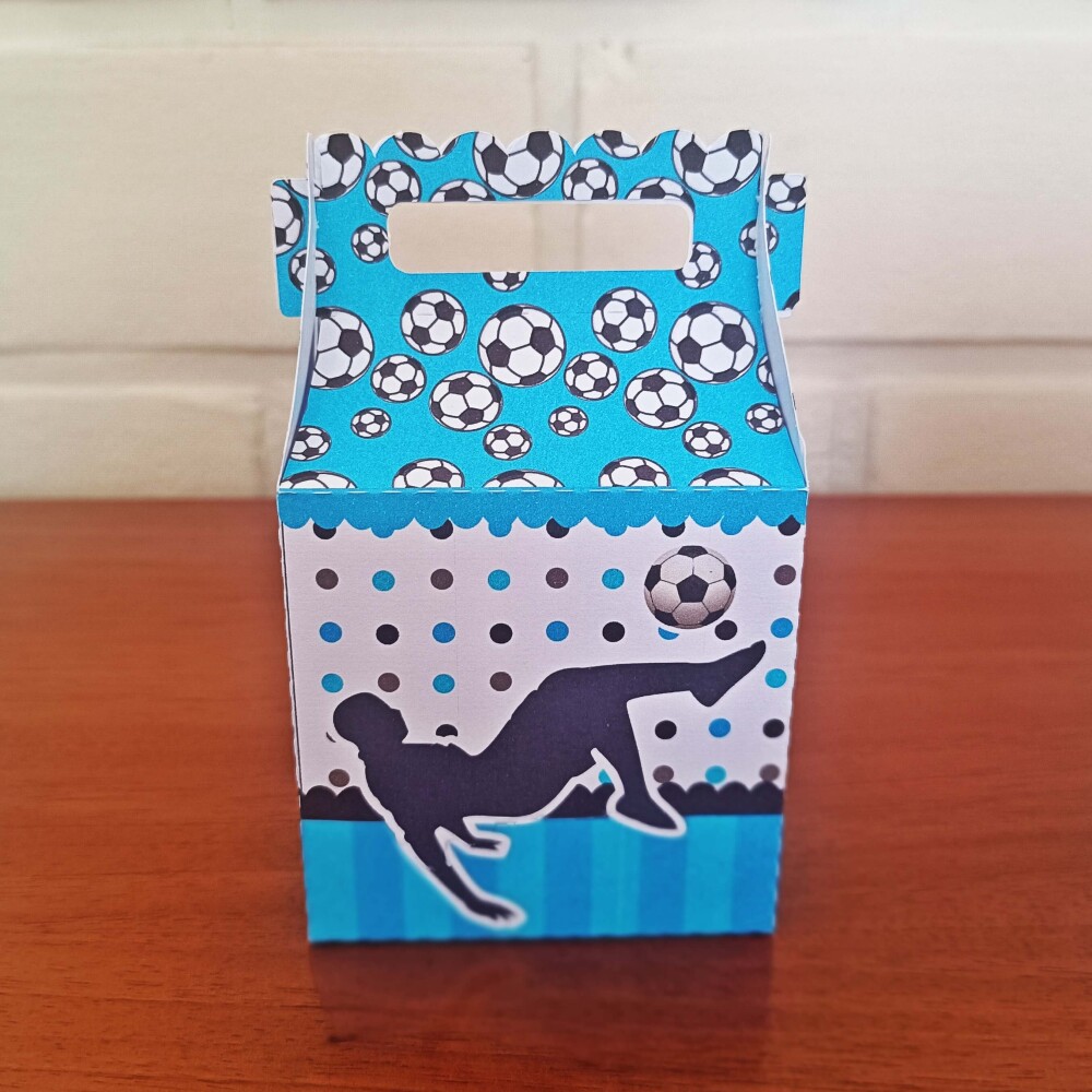 Kit Festa Caixinhas Personalizadas - Futebol Azul