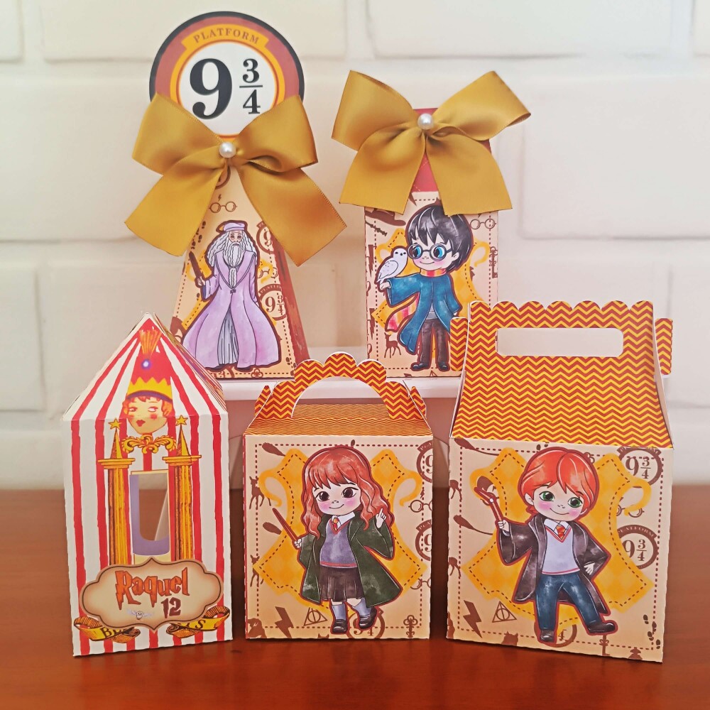 Kit Festa Caixinhas Personalizadas - Harry Potter