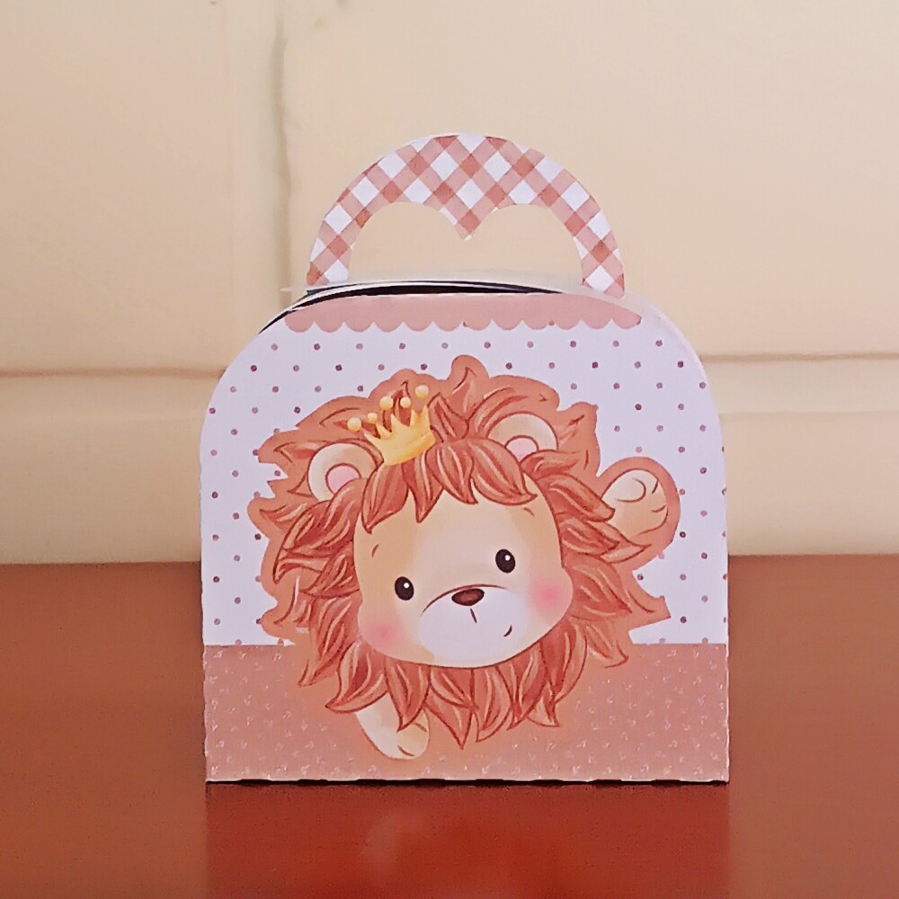 Kit Festa Caixinhas Personalizadas - Leãozinho