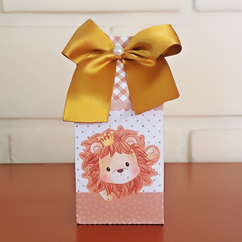 Kit Festa Caixinhas Personalizadas - Leãozinho