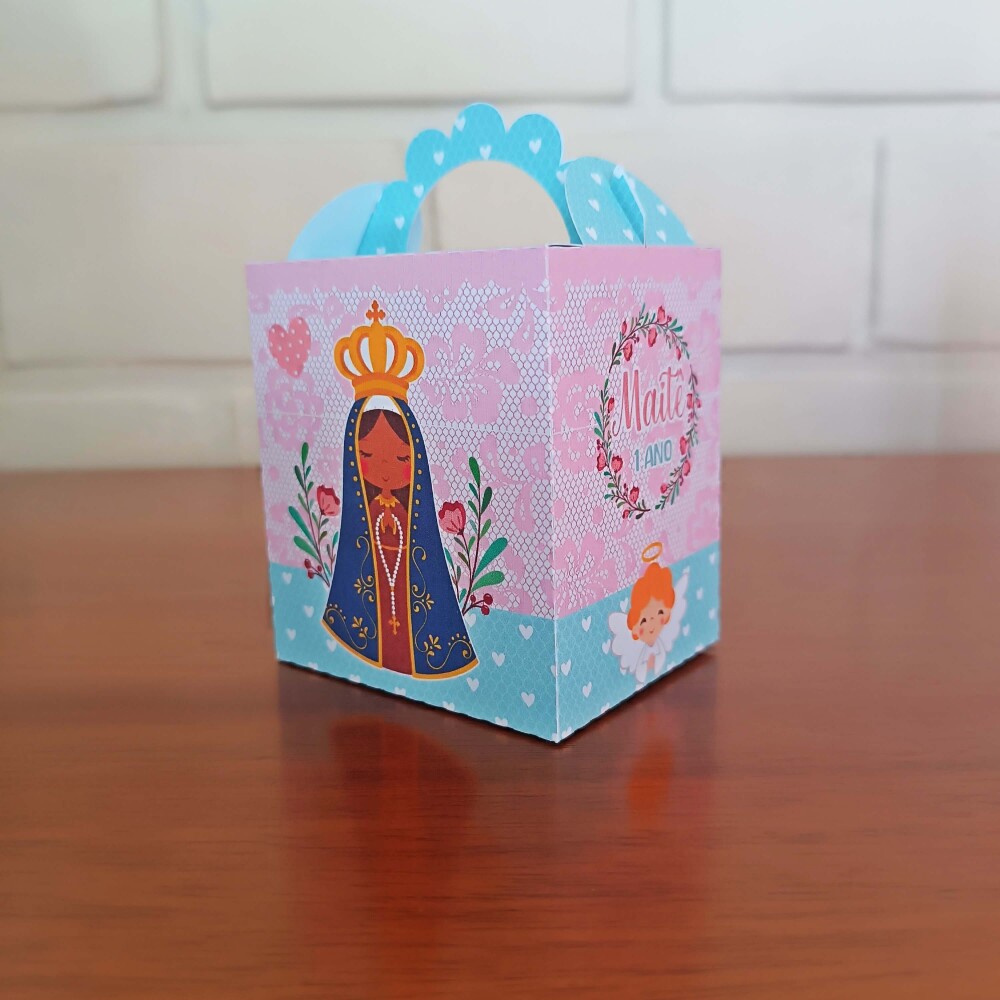 Kit Festa Caixinhas Personalizadas - Nossa Senhora de Aparecida