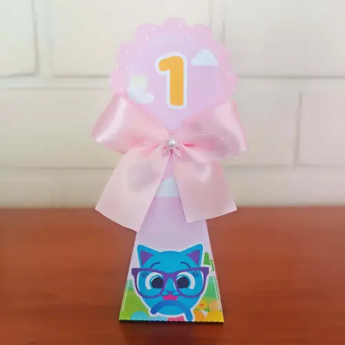 20 Caixinhas Personalizadas Bolofofos Menina | Kit Festa | PEGUE