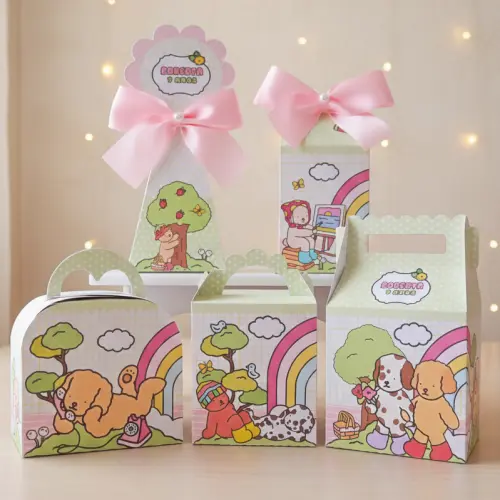 20 Caixinhas Personalizadas Bobbie Goods | Kit Festa | PEGUE E MONTE