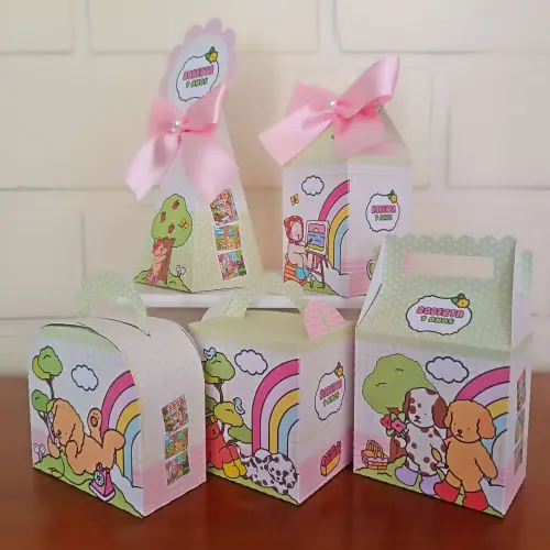 20 Caixinhas Personalizadas Bobbie Goods | Kit Festa | PEGUE E MO