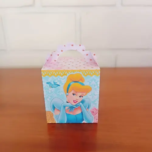 20 Caixinhas Personalizadas Cinderela | Kit Festa | PEGUE E MONTE