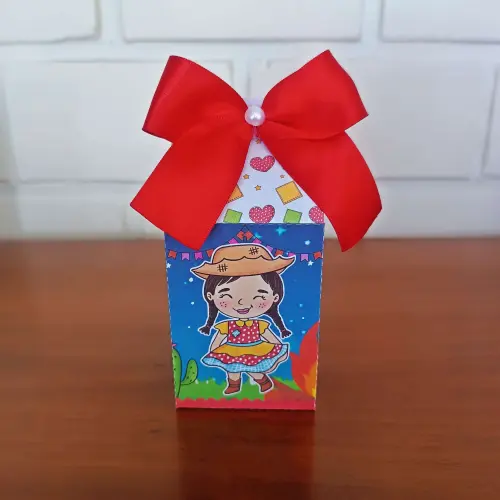 20 Caixinhas Personalizadas Festa Junina | Kit Festa | PEGUE E MO