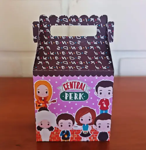 20 Caixinhas Personalizadas Friends | Kit Festa | PEGUE E MONTE