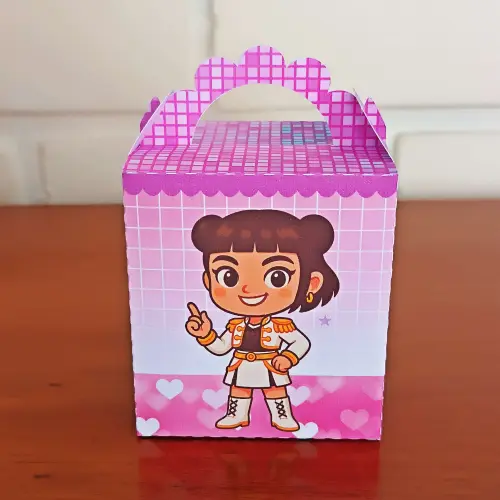 20 Caixinhas Personalizadas Guerreiras do K-Pop | Kit Festa | PEG