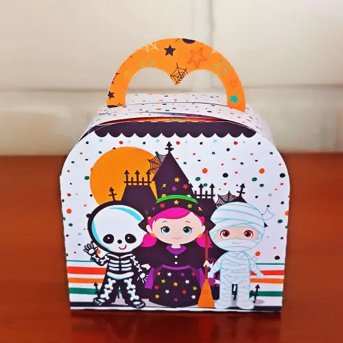 20 Caixinhas Personalizadas Halloween | Kit Festa | PEGUE E MONTE