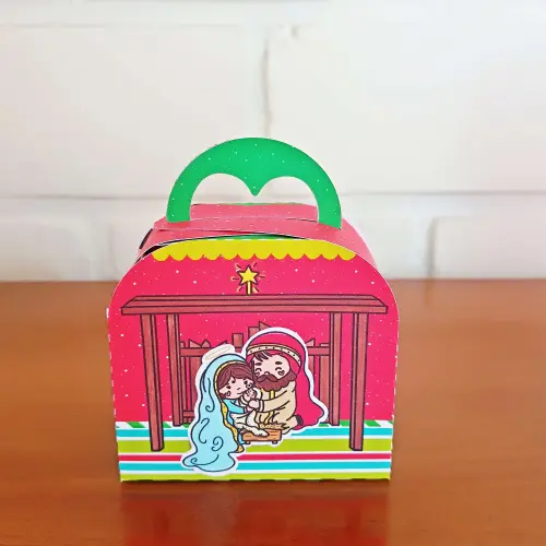 20 Caixinhas Personalizadas Natal | Kit Festa | PEGUE E MONTE