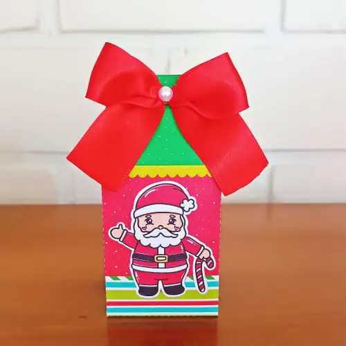 20 Caixinhas Personalizadas Natal | Kit Festa | PEGUE E MONTE