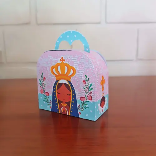 20 Caixinhas Personalizadas Nossa Senhora Aparecida Aquarela | Ki