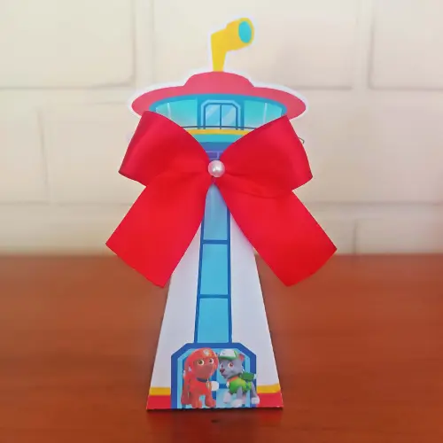 20 Caixinhas Personalizadas Patrulha Canina | Kit Festa | PEGUE E