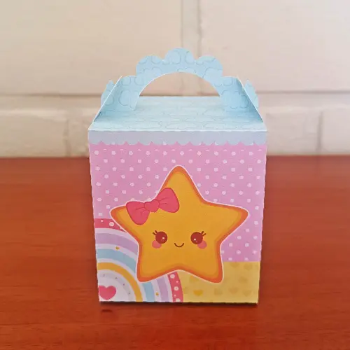 20 Caixinhas Personalizadas Raio de Sol | Kit Festa | PEGUE E MON