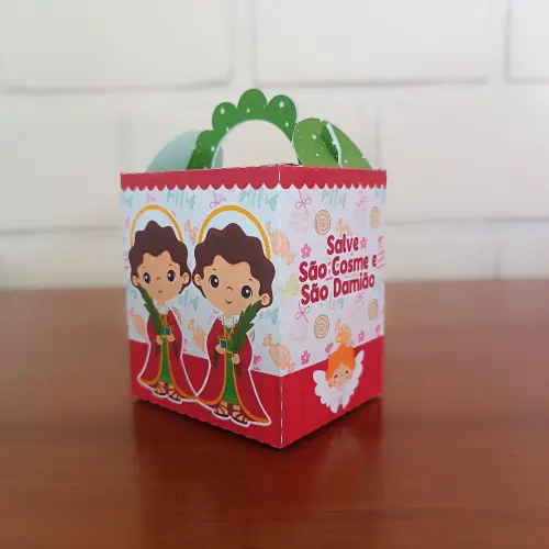 20 Caixinhas Personalizadas São Cosme e Damião | Kit Festa | PE