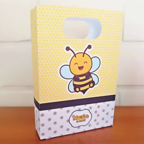 Sacolinha Personalizada - Abelhinha