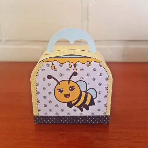 Caixa Maletinha Personalizada - Abelhinha