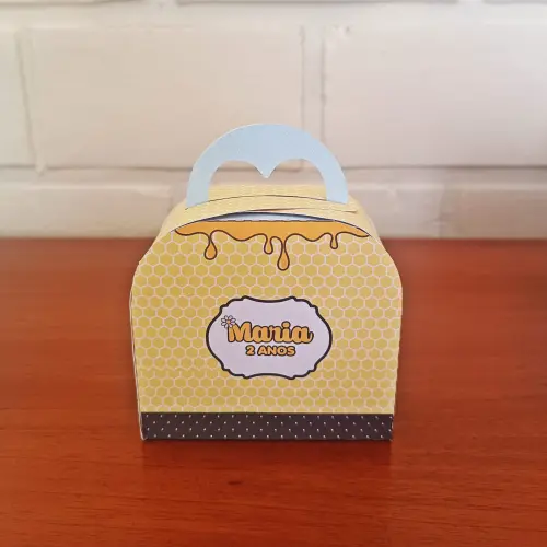 Caixa Maletinha Personalizada - Abelhinha