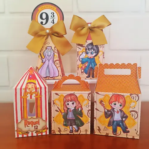 Kit 20 Caixinhas Personalizadas - Harry Potter