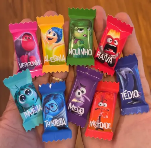 100 Balas Personalizadas - Divertidamente