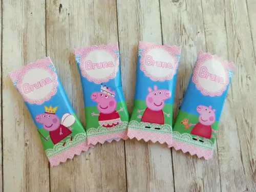 100 Balas Personalizadas - Porquinha